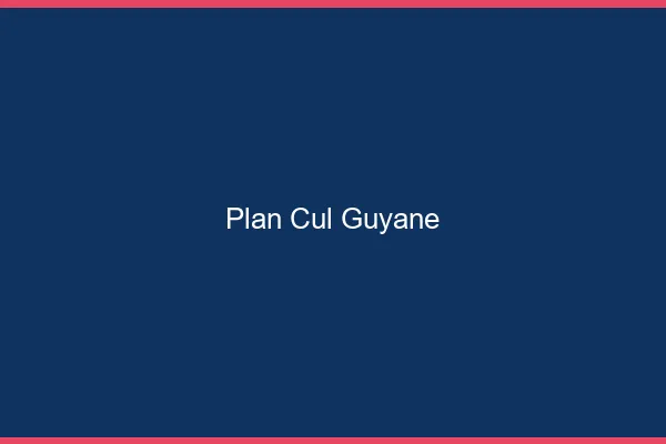 Plan cul Guyane