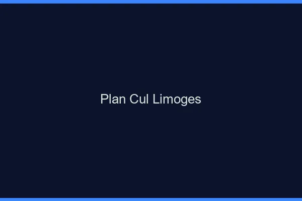 Plan cul Limoges