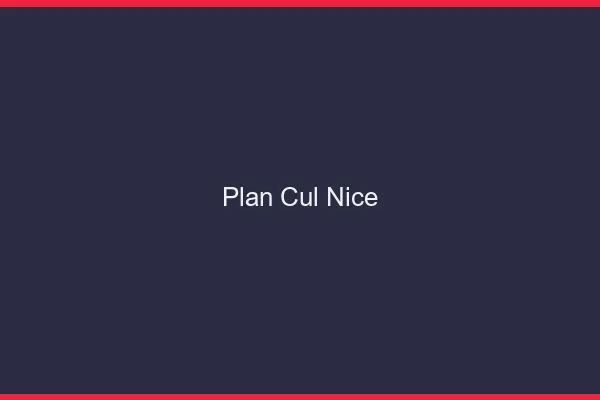 Plan cul Nice
