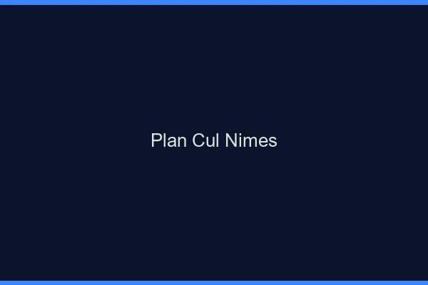 Plan cul Nîmes