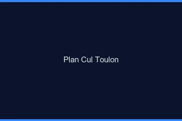 Plan cul Toulon