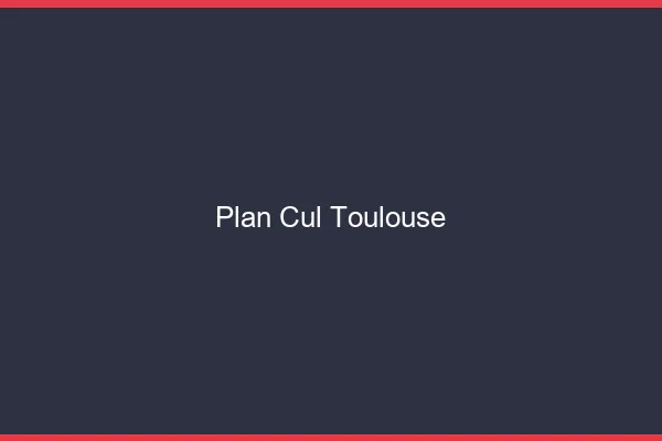 Plan cul Toulouse
