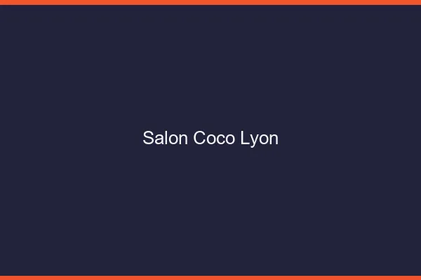 Salon Coco Lyon : alternative