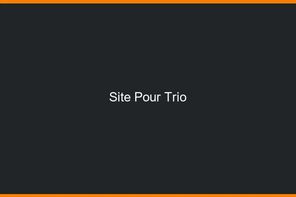 Site pour trio