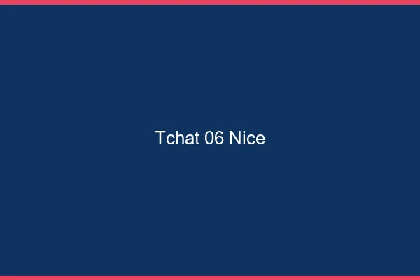 Tchat 06 Nice sans Coco