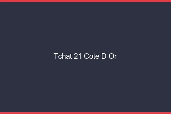 Tchat 21 côte-d'or gratuit
