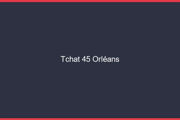 Tchat 45 Orléans sans Coco