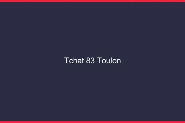 Tchat 83 Toulon sans Coco