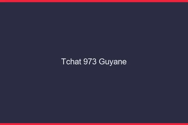 Tchat 973 Guyane sans Coco