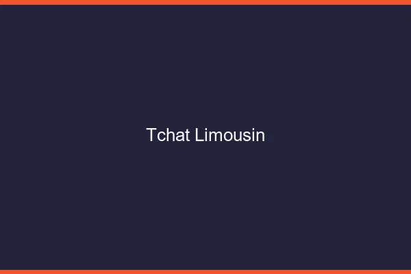 Tchat limousin
