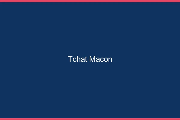 Tchat Mâcon gratuit
