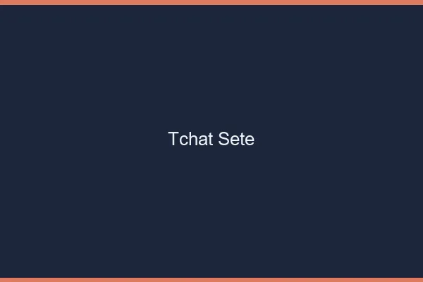 Tchat Sète gratuit