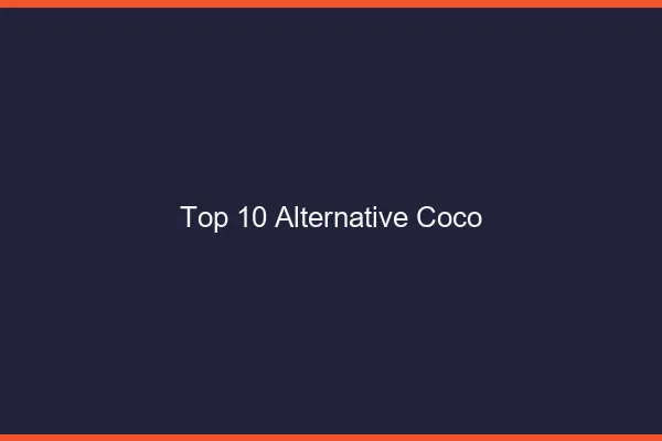 Top 10 alternative à Coco