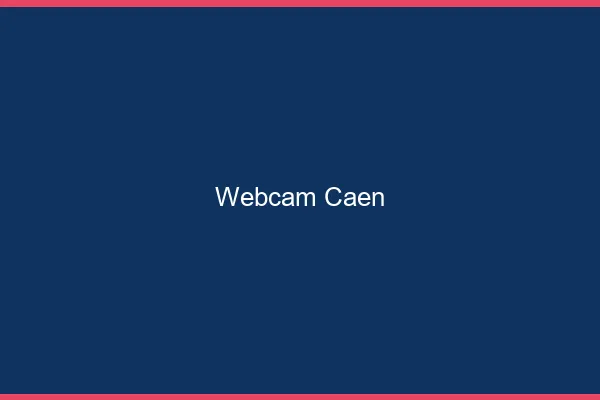 Webcam chat Caen