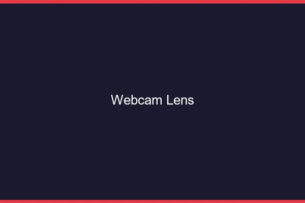 Webcam chat Lens