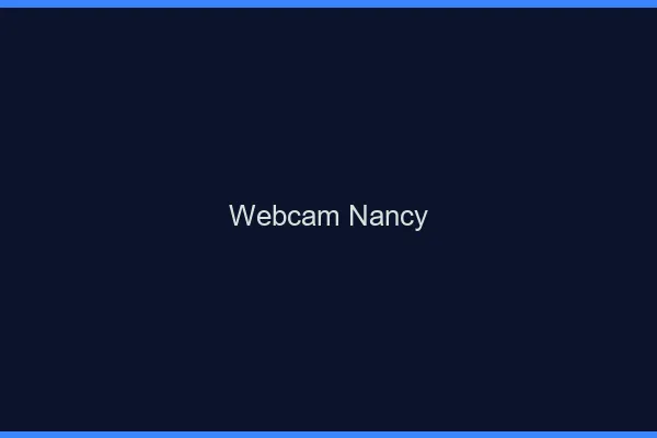 Webcam chat Nancy