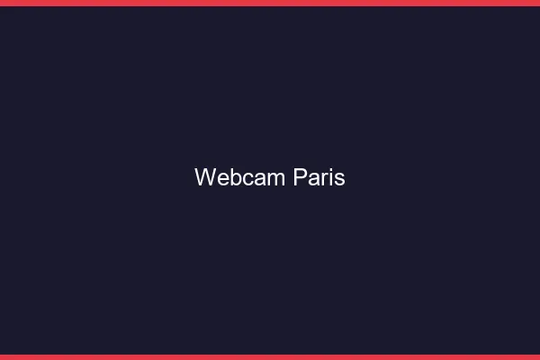Webcam chat Paris