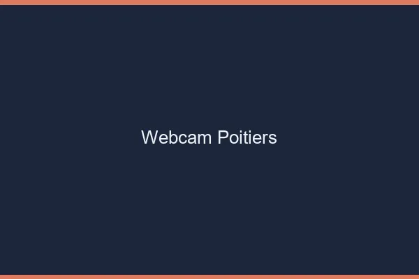 Webcam chat Poitiers